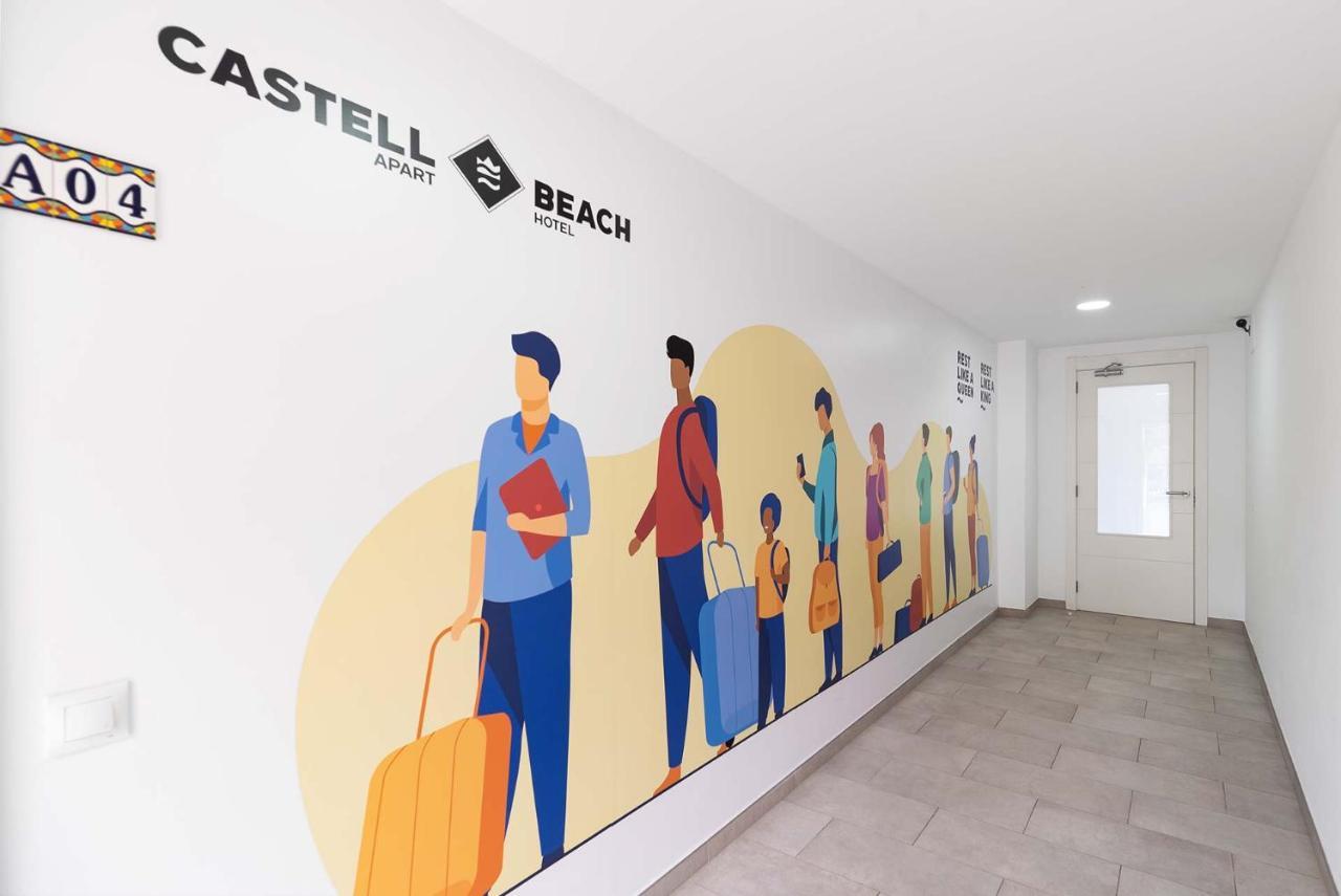 Castell Beach Aparthotel Castelldefels Bagian luar foto
