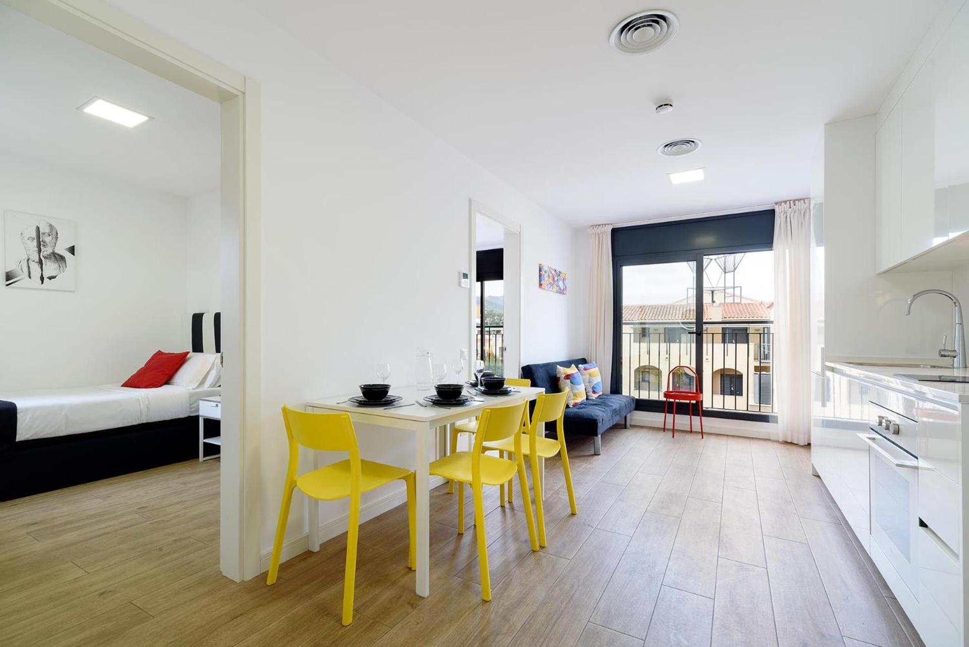 Castell Beach Aparthotel Castelldefels Ruang foto
