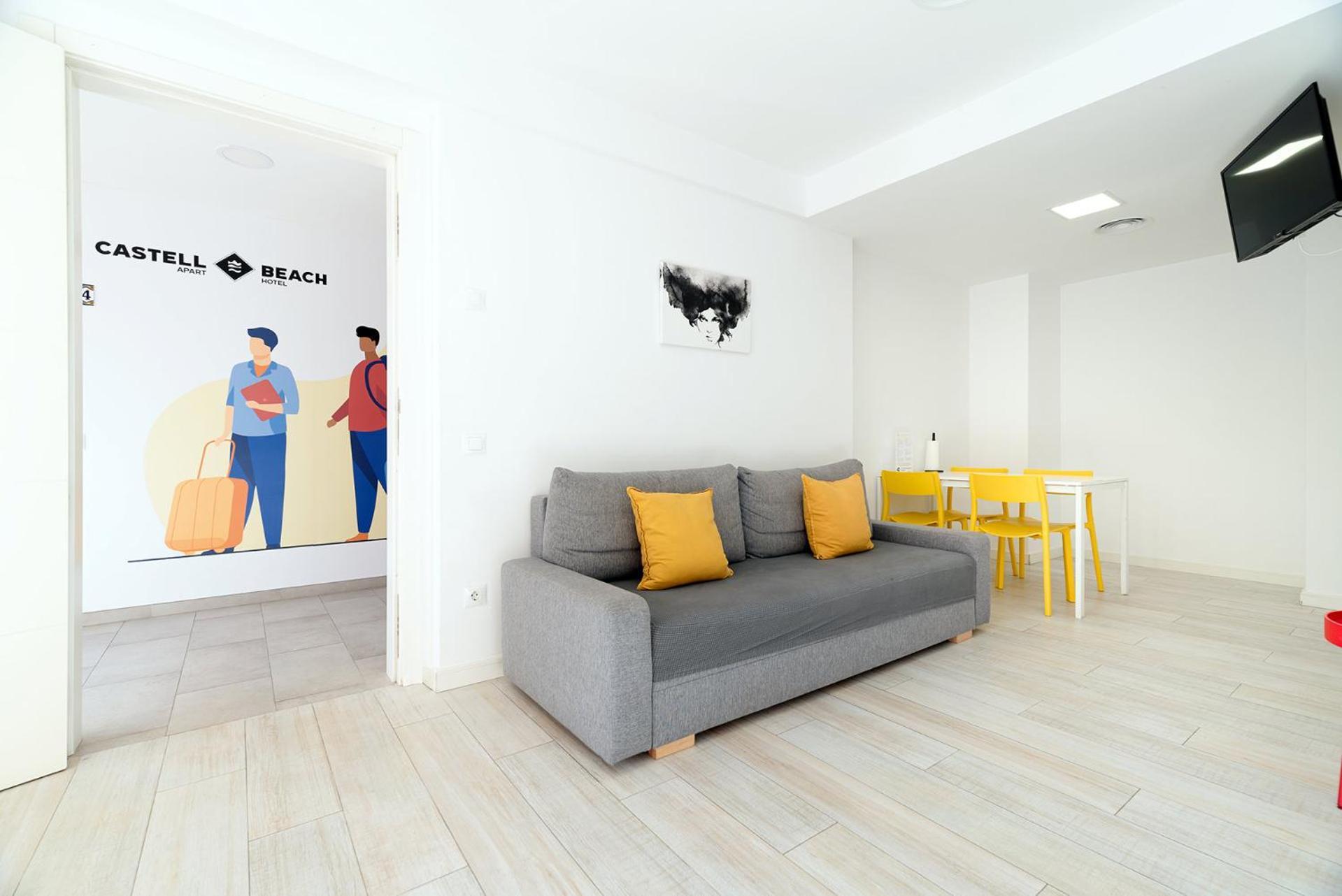 Castell Beach Aparthotel Castelldefels Bagian luar foto
