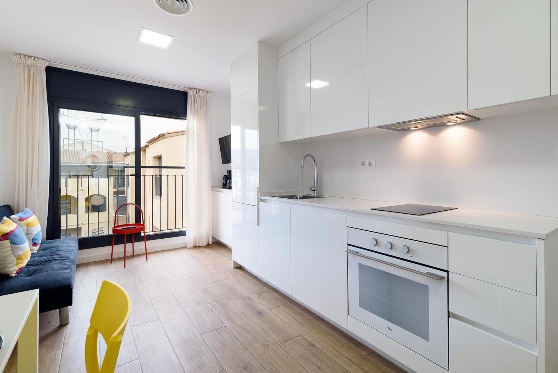 Castell Beach Aparthotel Castelldefels Ruang foto